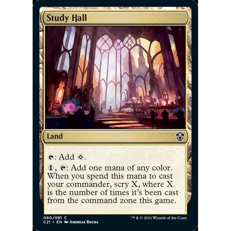 Study Hall [Commander 2021]
