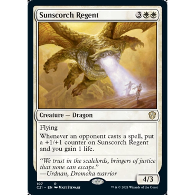 Sunscorch Regent [Commander 2021]