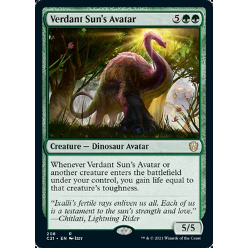 Verdant Sun's Avatar [Commander 2021]