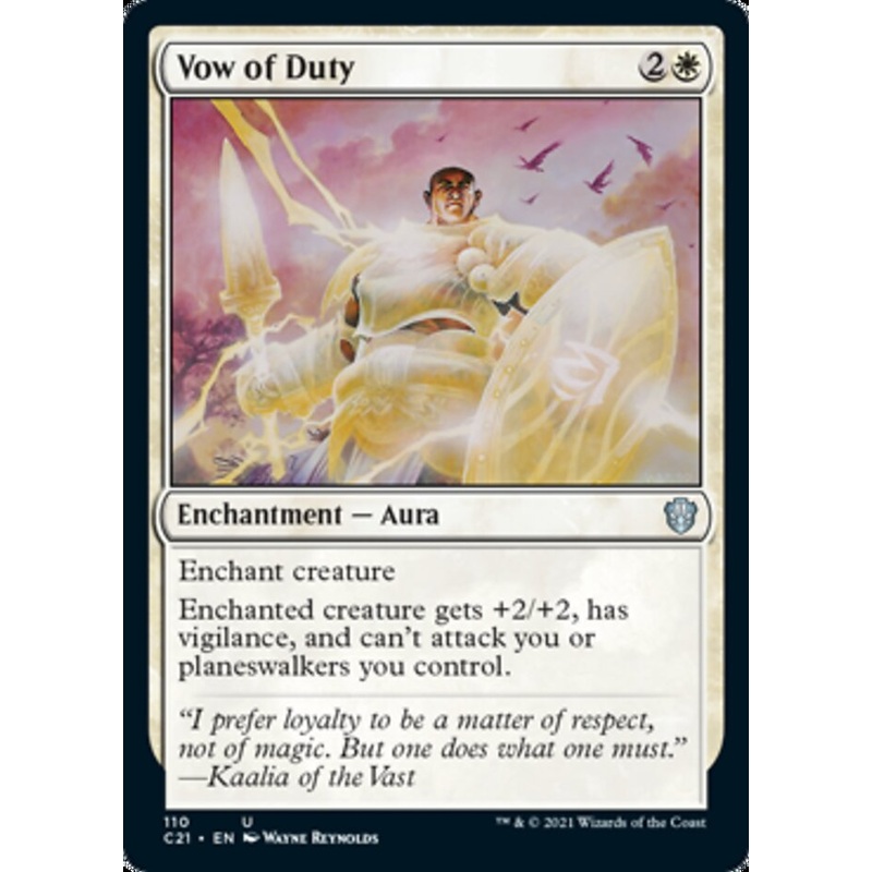 Vow of Duty [Commander 2021]