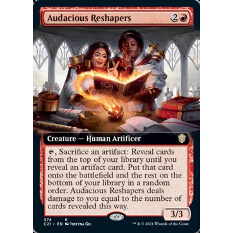 Audacious Reshapers (Extended Art) [Commander 2021]