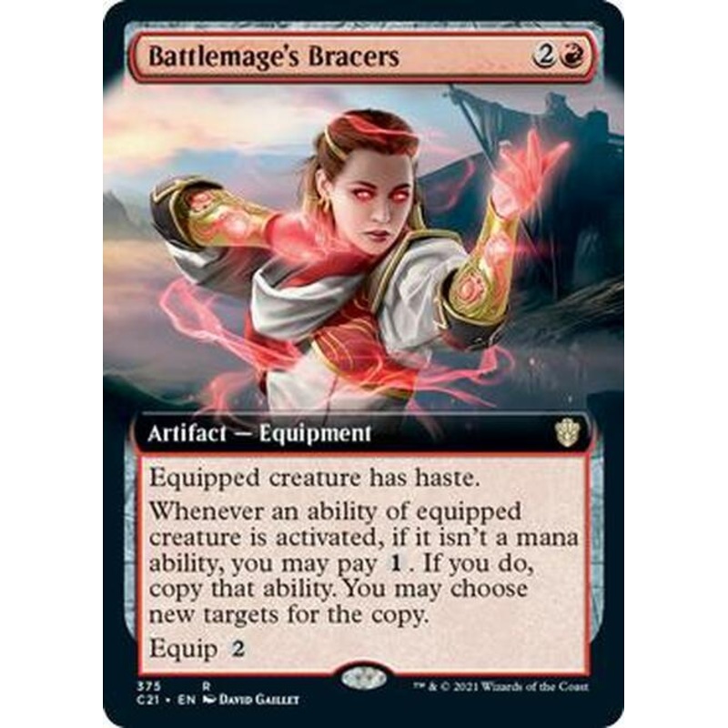 Battlemage's Bracers (Extended Art) [Commander 2021]