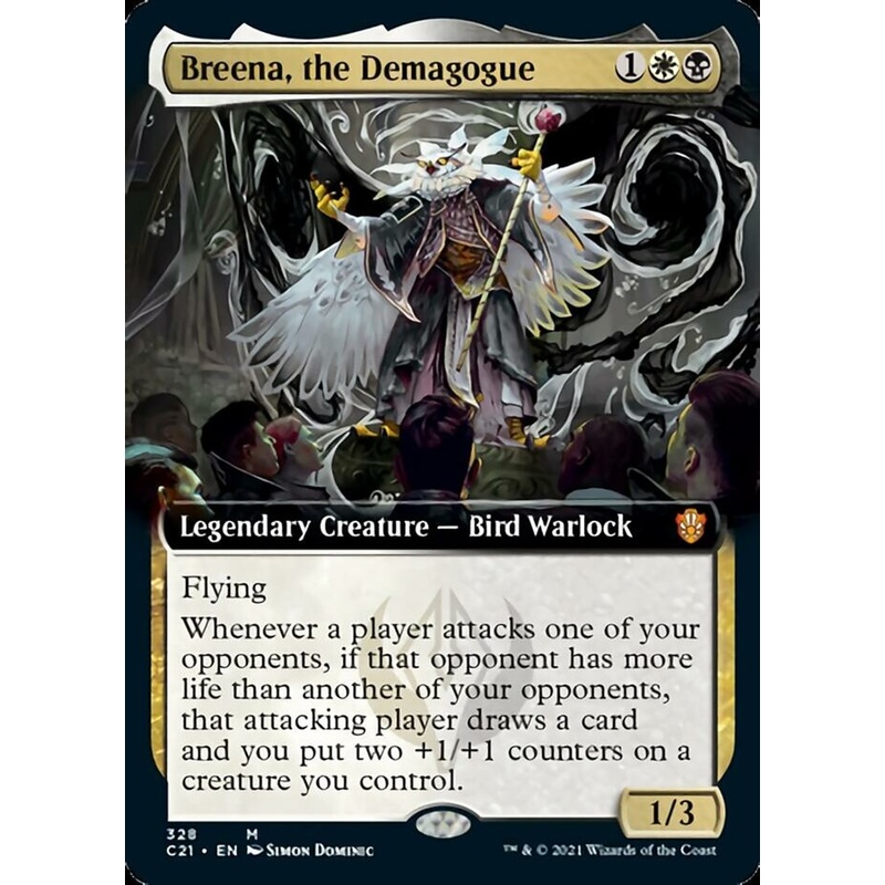 Breena, the Demagogue (Extended Art) [Commander 2021]