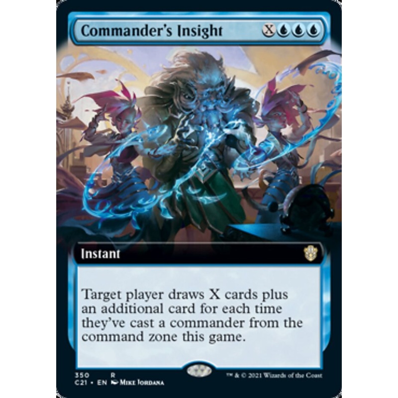 Commander's Insight (Extended Art) [Commander 2021]