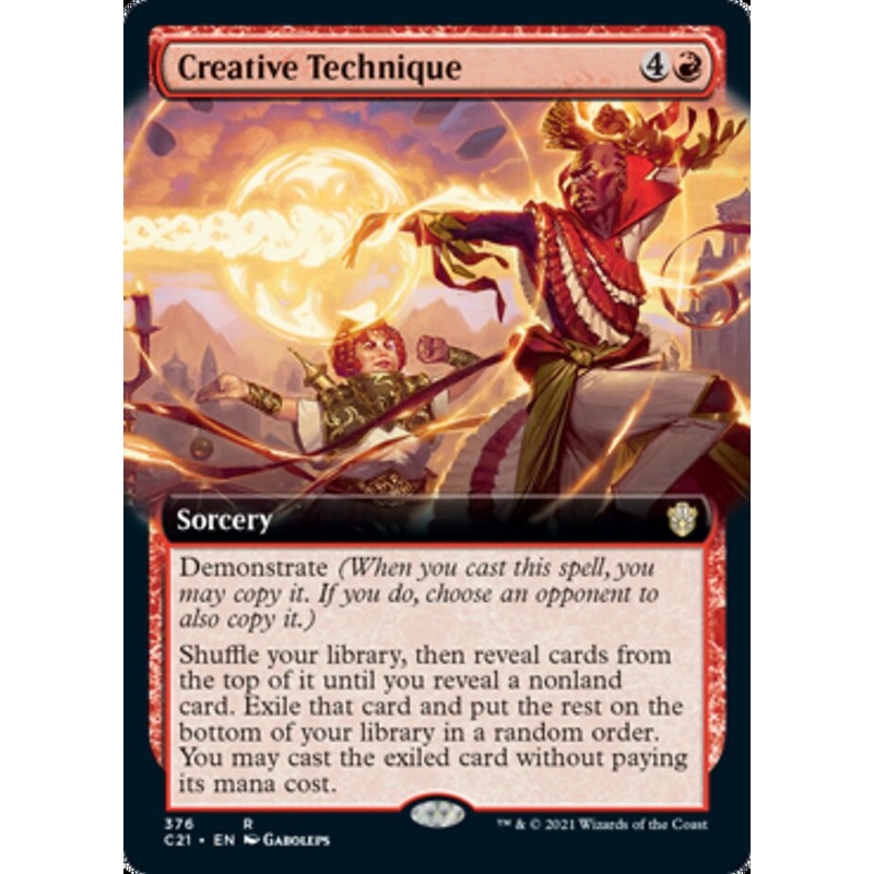 Creative Technique (Extended Art) [Commander 2021]