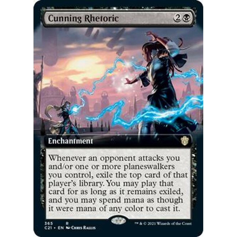 Cunning Rhetoric (Extended Art) [Commander 2021]