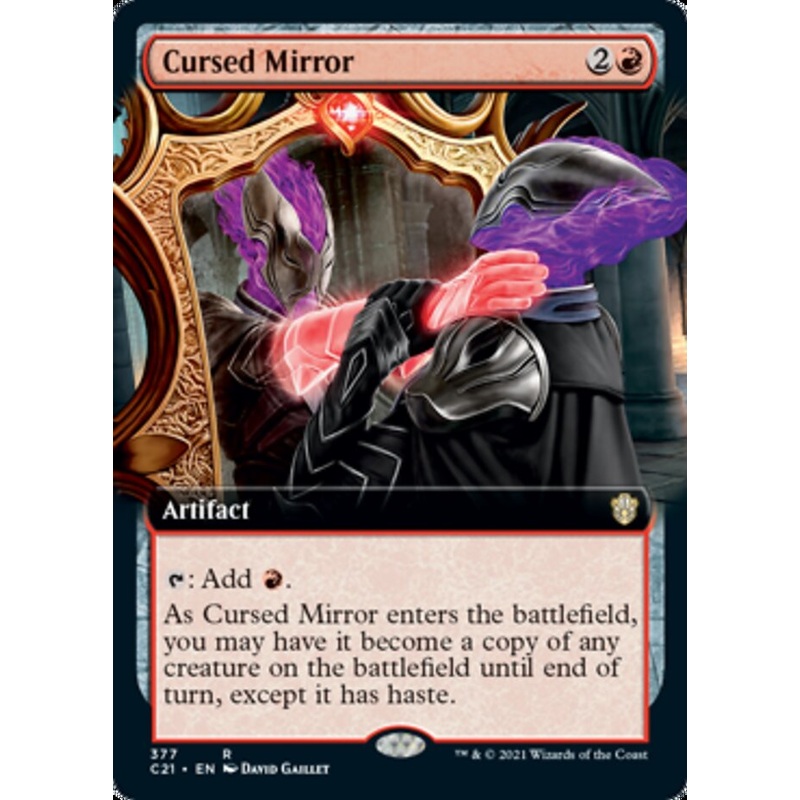 Cursed Mirror (Extended Art) [Commander 2021]