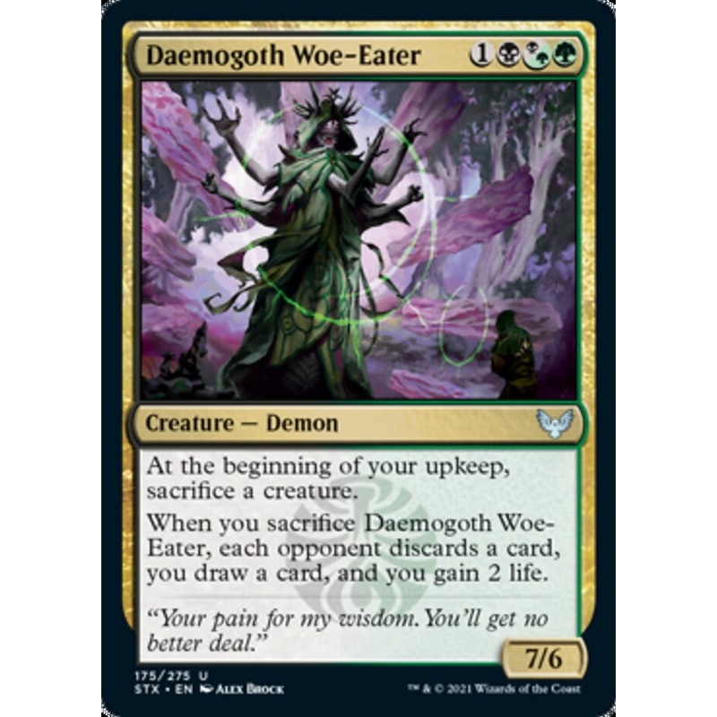 Daemogoth Woe-Eater [Strixhaven: School of Mages]