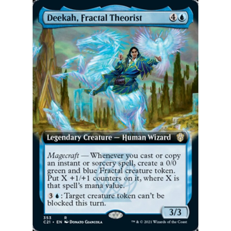 Deekah, Fractal Theorist (Extended Art) [Commander 2021]