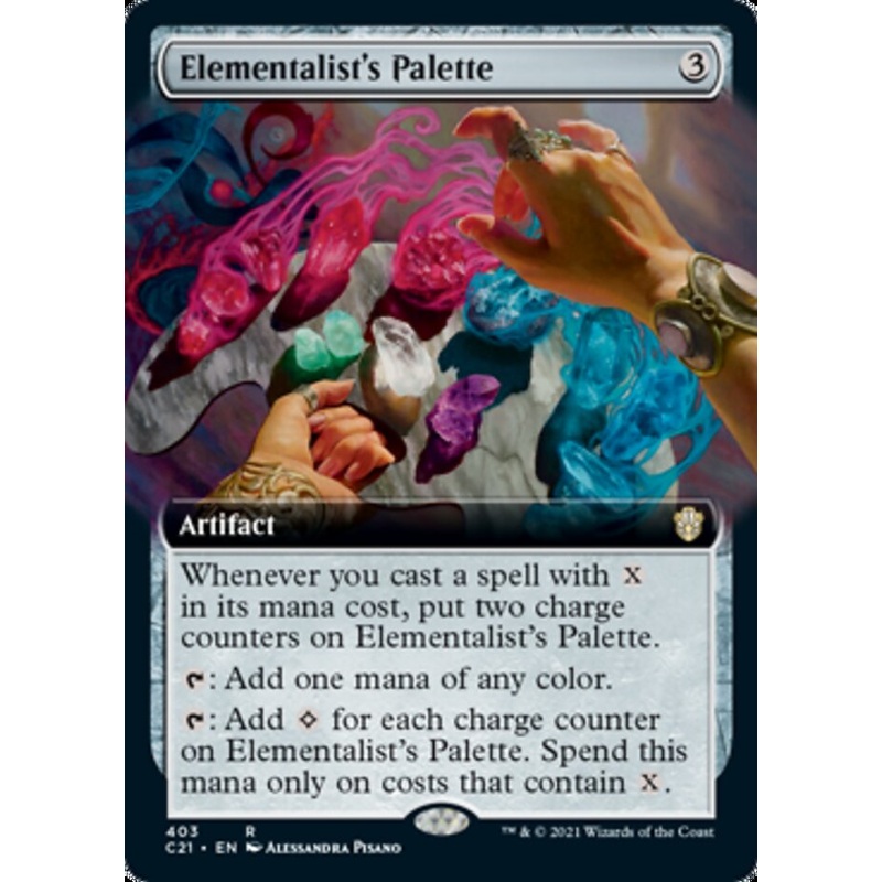 Elementalist's Palette (Extended Art) [Commander 2021]