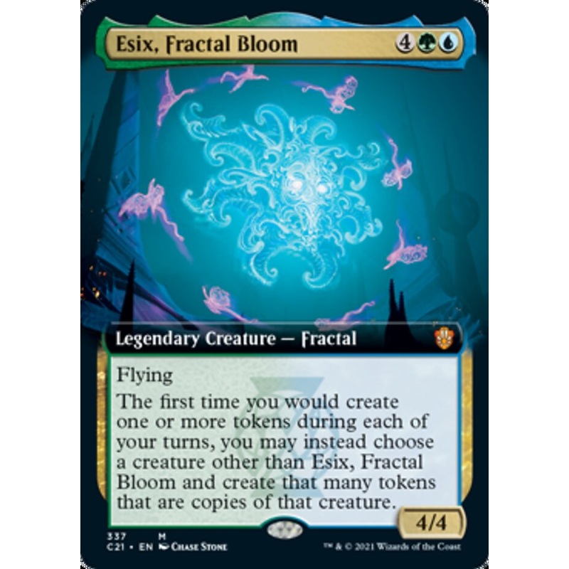 Esix, Fractal Bloom (Extended Art) [Commander 2021]