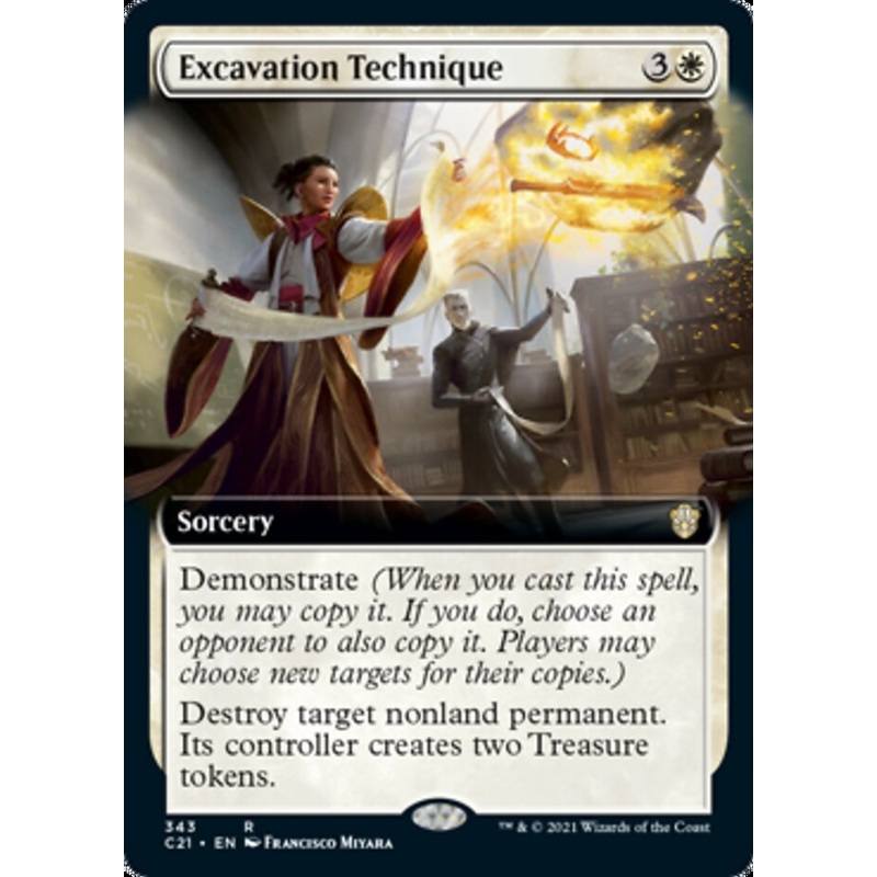 Excavation Technique (Extended Art) [Commander 2021]