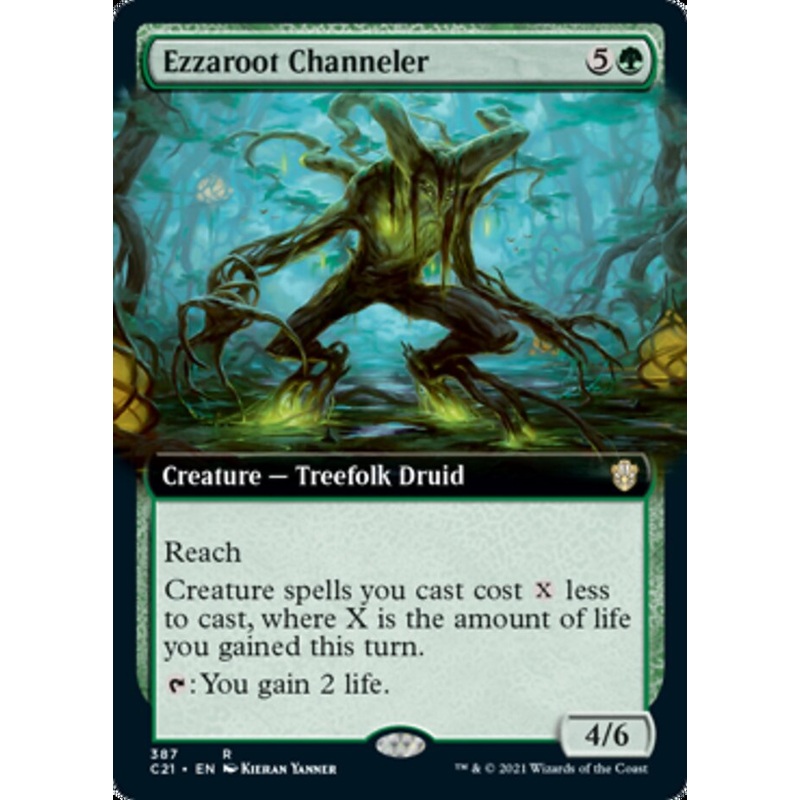 Ezzaroot Channeler (Extended Art) [Commander 2021]