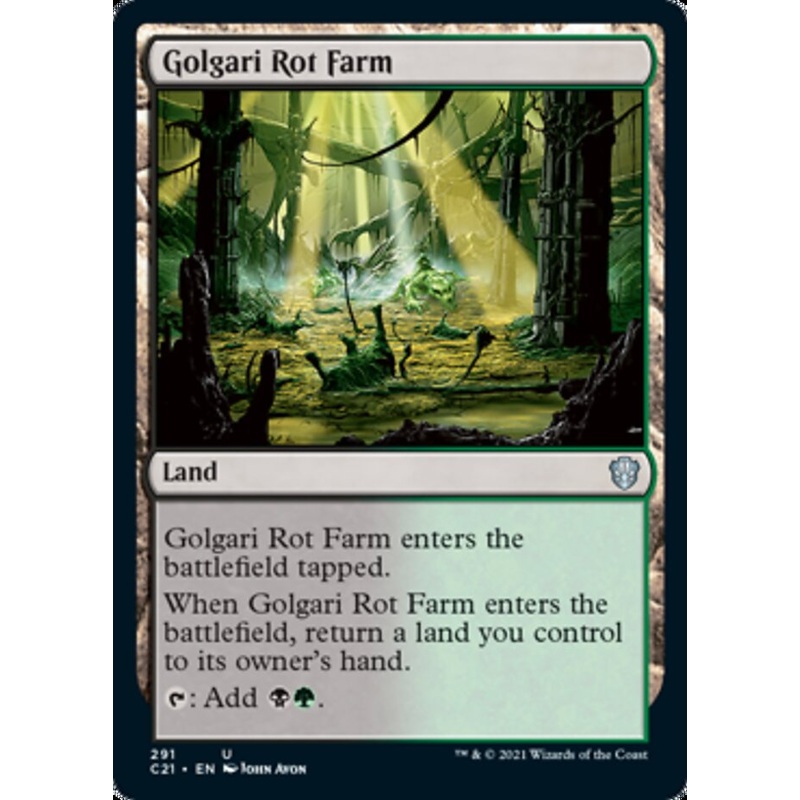 Golgari Rot Farm [Commander 2021]