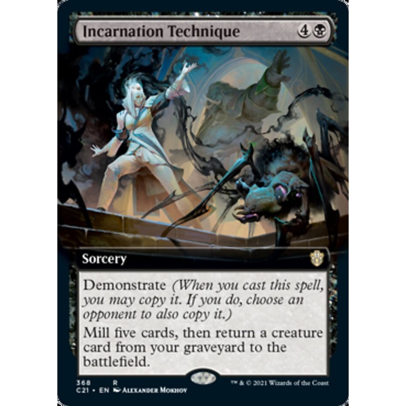 Incarnation Technique (Extended Art) [Commander 2021]
