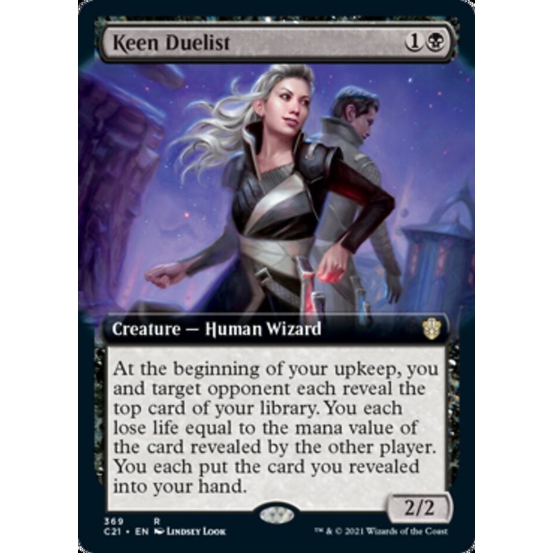 Keen Duelist (Extended Art) [Commander 2021]