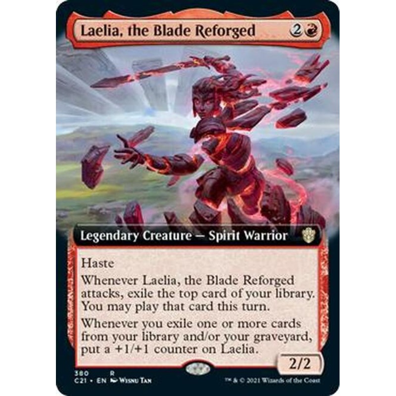Laelia, the Blade Reforged (Extended Art) [Commander 2021]