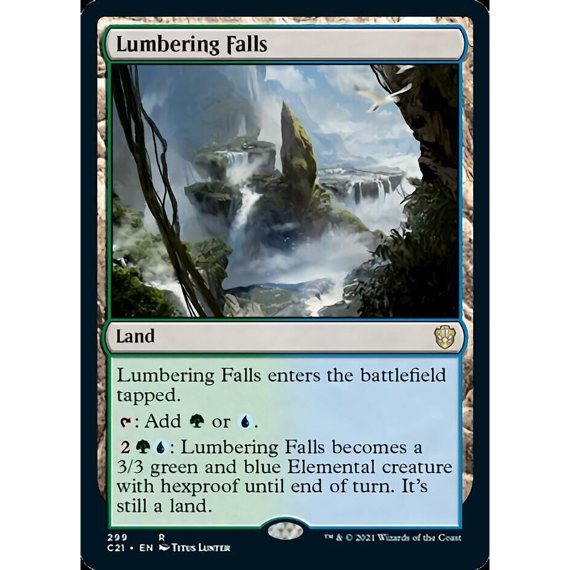 Lumbering Falls [Commander 2021]