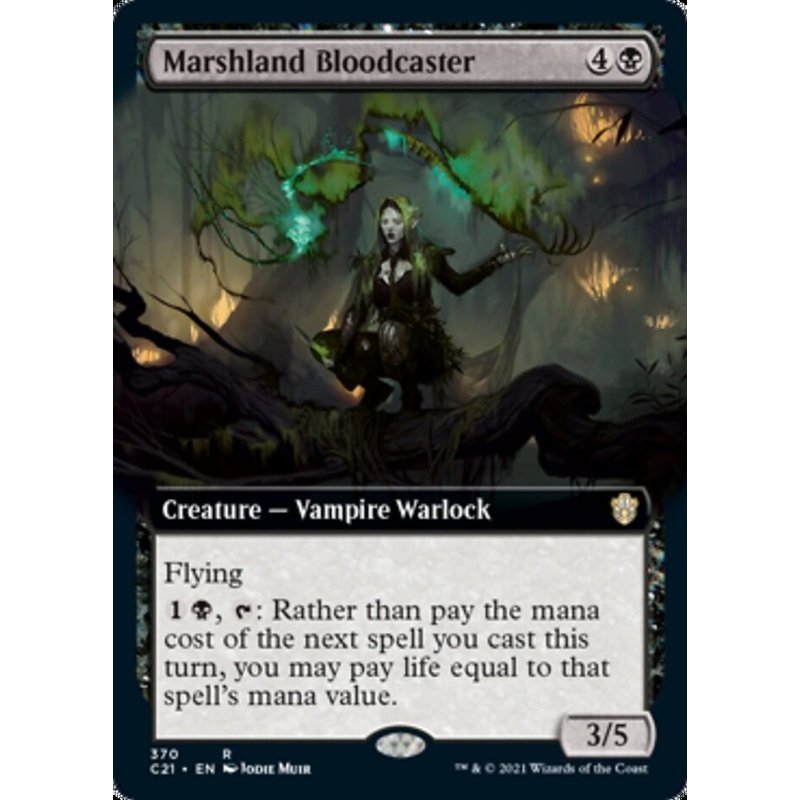 Marshland Bloodcaster (Extended Art) [Commander 2021]