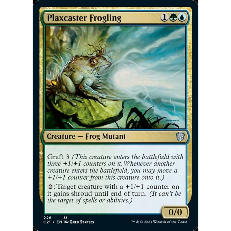 Plaxcaster Frogling [Commander 2021]