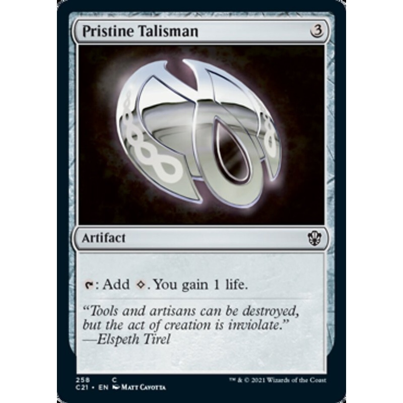 Pristine Talisman [Commander 2021]