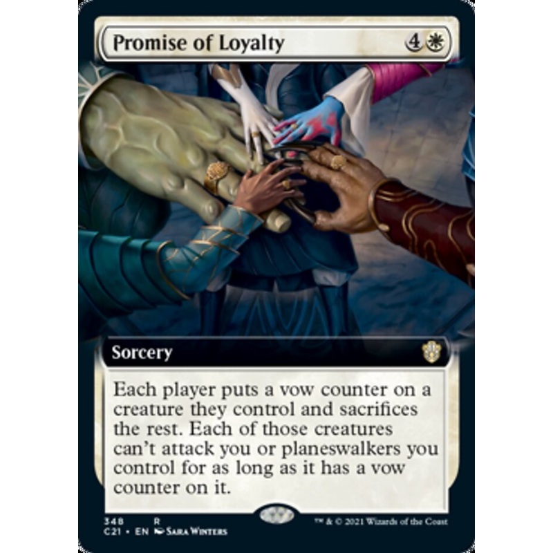 Promise of Loyalty (Extended Art) [Commander 2021]