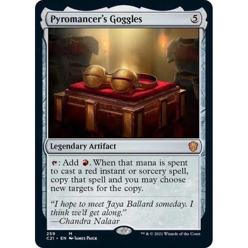 Pyromancer's Goggles [Commander 2021]