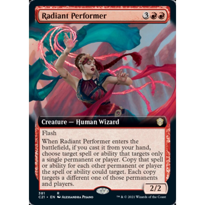 Radiant Performer (Extended Art) [Commander 2021]