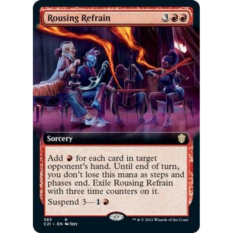 Rousing Refrain (Extended Art) [Commander 2021]