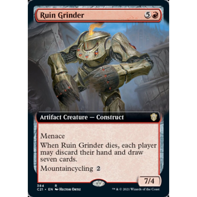 Ruin Grinder (Extended Art) [Commander 2021]