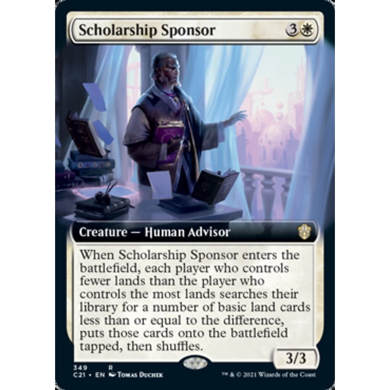 Scholarship Sponsor (Extended Art) [Commander 2021]