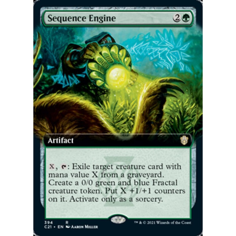 Sequence Engine (Extended Art) [Commander 2021]
