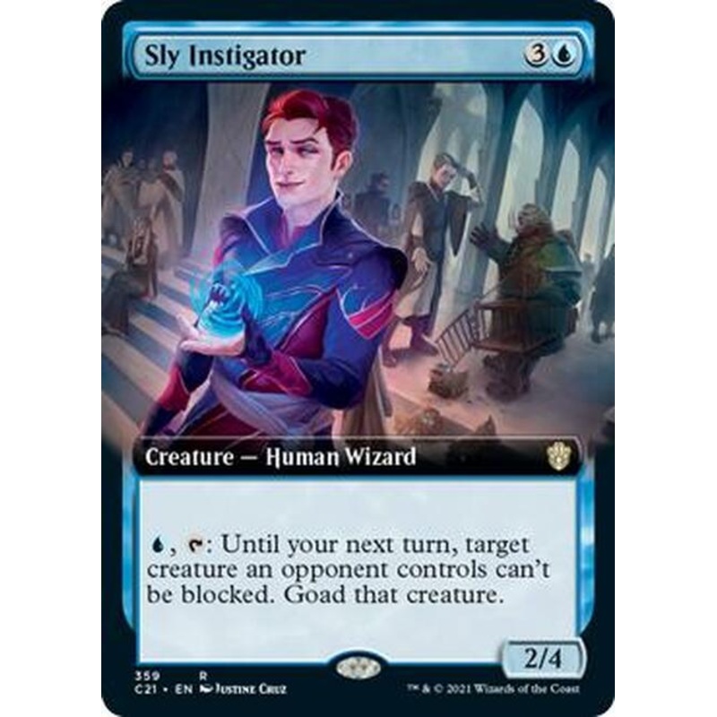 Sly Instigator (Extended Art) [Commander 2021]