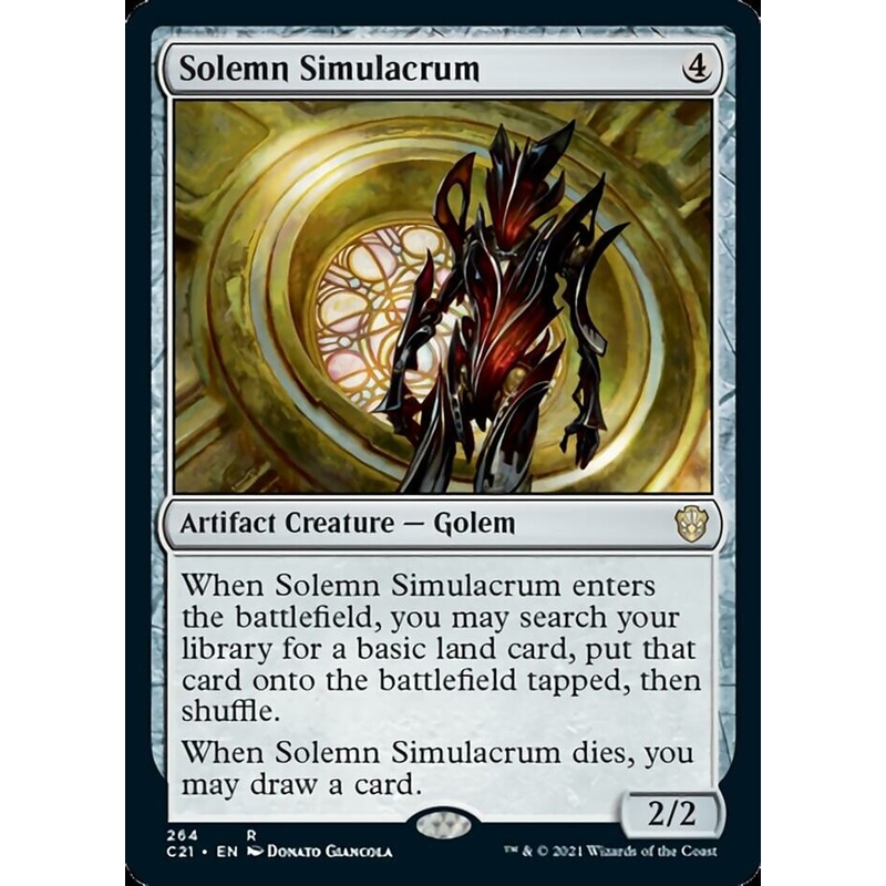 Solemn Simulacrum [Commander 2021]