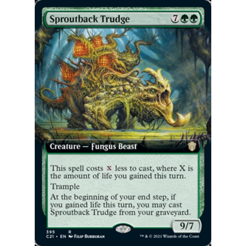 Sproutback Trudge (Extended Art) [Commander 2021]