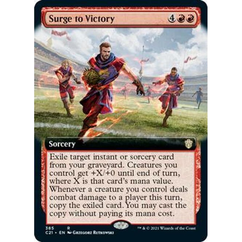 Surge to Victory (Extended Art) [Commander 2021]