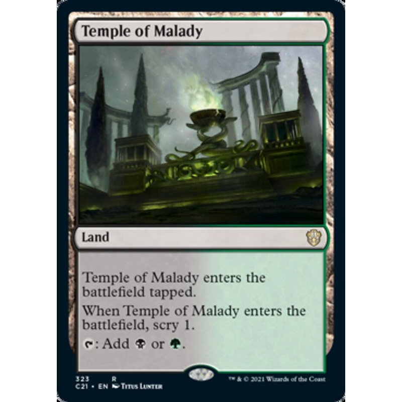 Temple of Malady [Commander 2021]