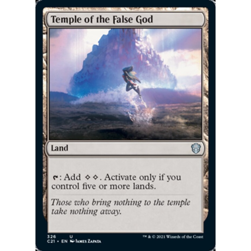 Temple of the False God [Commander 2021]