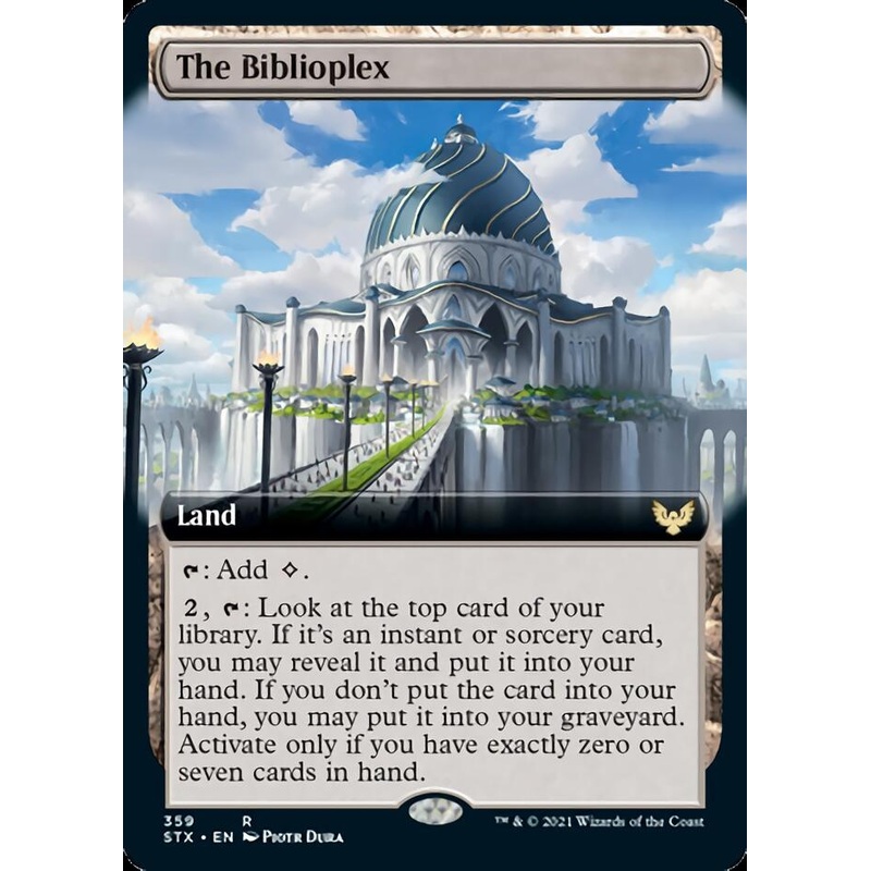 The Biblioplex (Extended Art) [Strixhaven: School of Mages]