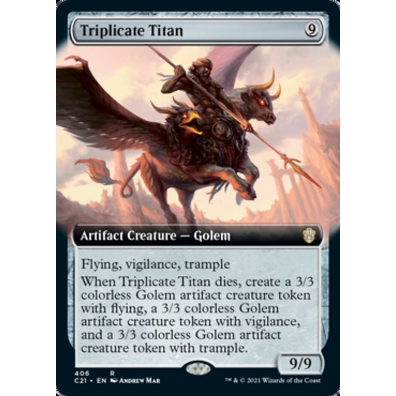 Triplicate Titan (Extended Art) [Commander 2021]