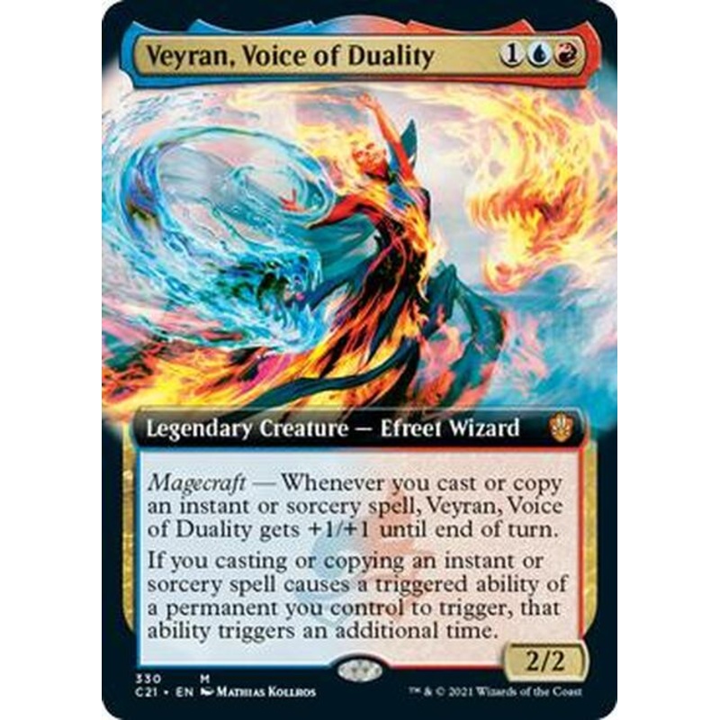 Veyran, Voice of Duality (Extended Art) [Commander 2021]