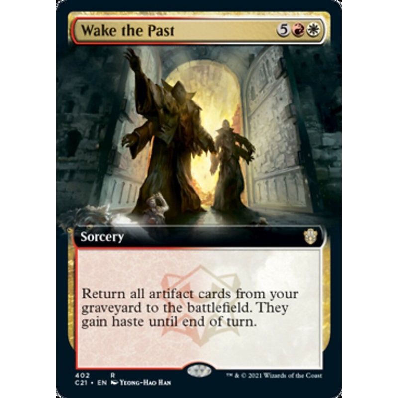 Wake the Past (Extended Art) [Commander 2021]