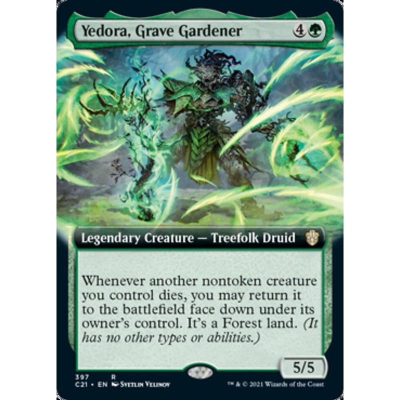 Yedora, Grave Gardener (Extended Art) [Commander 2021]