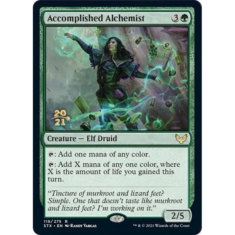 Accomplished Alchemist [Strixhaven: School of Mages Prerelease Promos]