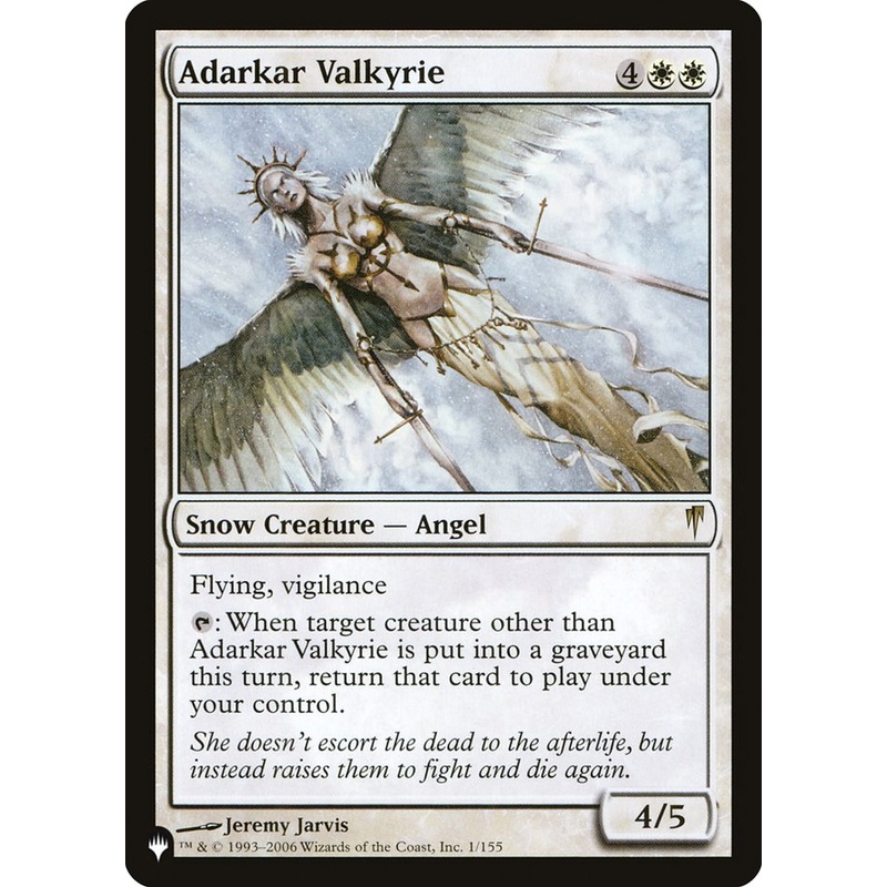 Adarkar Valkyrie [The List]