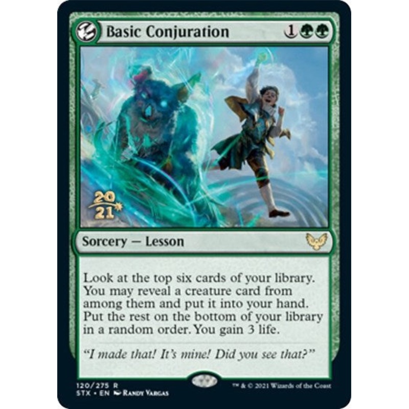 Basic Conjuration [Strixhaven: School of Mages Prerelease Promos]