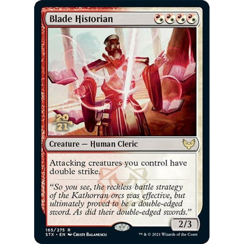 Blade Historian [Strixhaven: School of Mages Prerelease Promos]