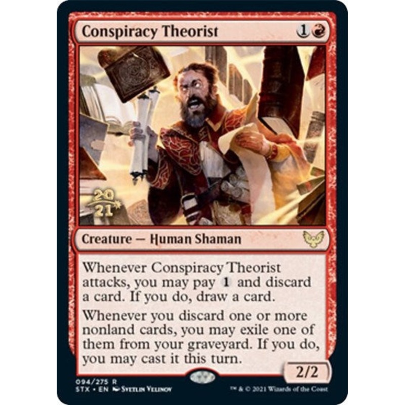 Conspiracy Theorist [Strixhaven: School of Mages Prerelease Promos]