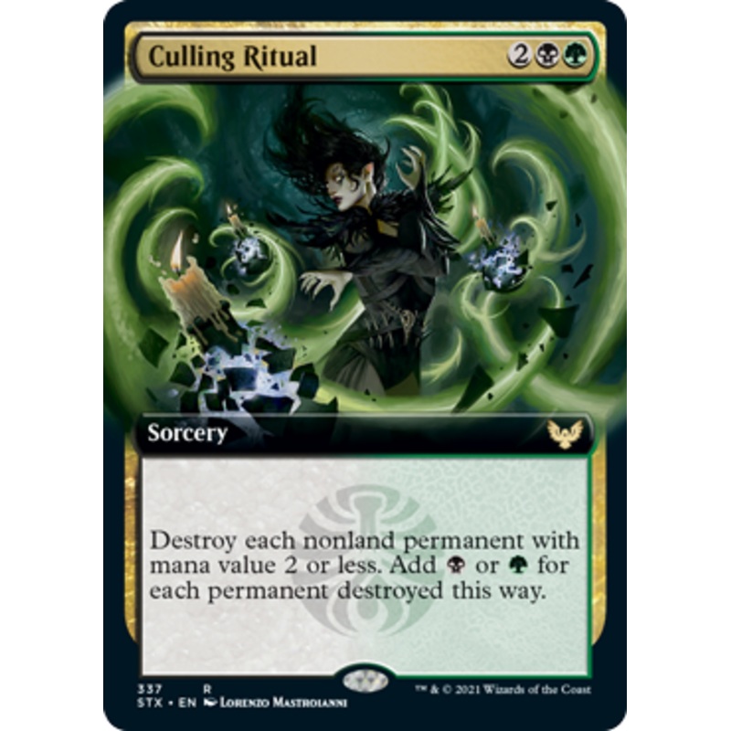 Culling Ritual (Extended Art) [Strixhaven: School of Mages]