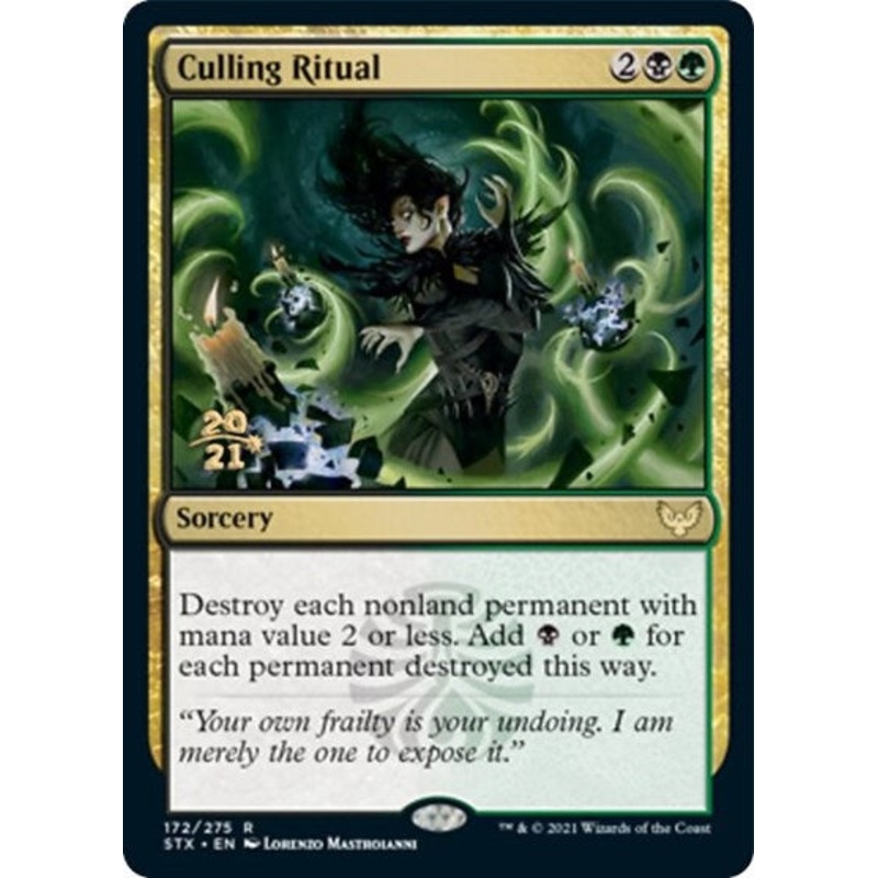 Culling Ritual [Strixhaven: School of Mages Prerelease Promos]